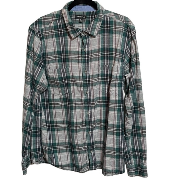 Toad & Co Slim Fit Plaid Shirt Sz XL - Picture 1 of 7